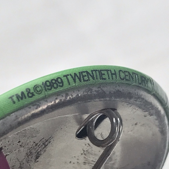 The Simpsons Pin Button Pinback Bart Underachiever Sling Shot 1989 Vintage 80s - Picture 8 of 9